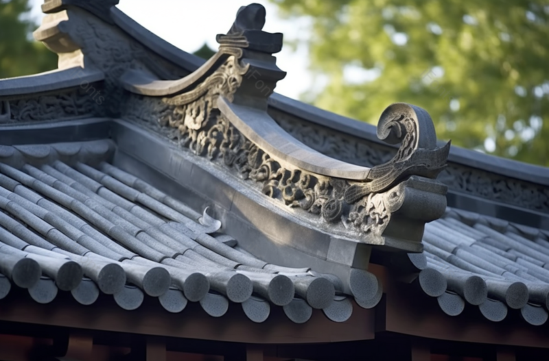 四合院建筑的屋檐,高清,摄影图,摄影图片,图片大全,摄影图免费下载